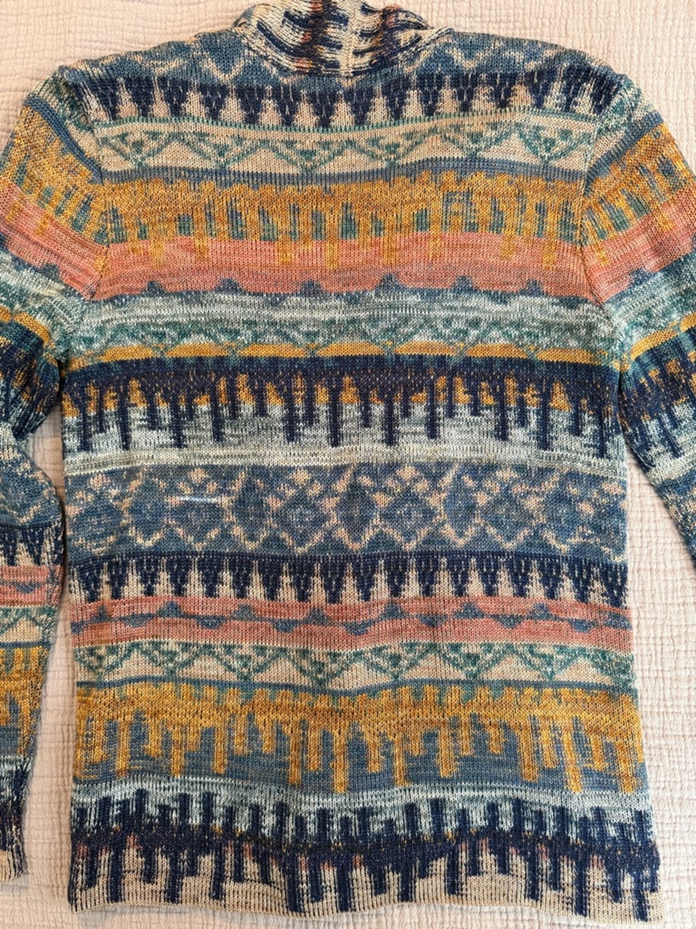NWT Peruvian Connection Castle Harbour Cardigan - Picture 7 of 8